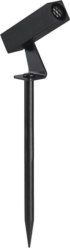 V-TAC 2W LED-Bodenstrahler, quadratisch, verstellbar, mit Erdspieß, schwarz, 4000K, IP65 – Artikelnummer 24009