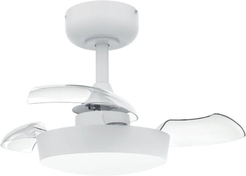 Nacala DC-Deckenventilator mit einstellbarem CCT-Licht und Ø55 White-Steuerung