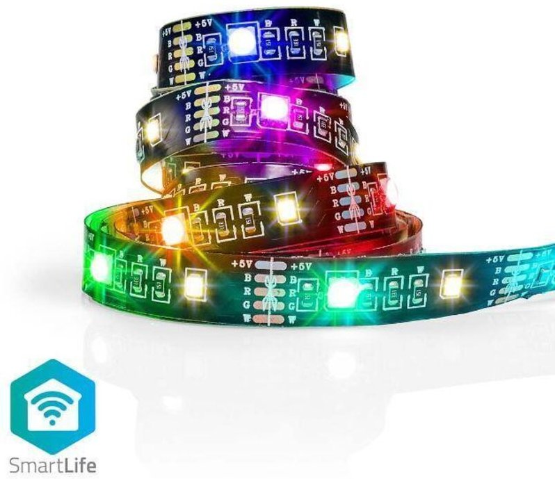 Nedis - Smartlife led remsa bluetooth rgb varm vit smd 200 m ip20 2700 k 380 lm android ios 4915538