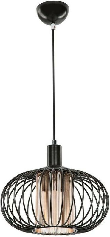 Webmarketpoint - Terla MDL3674 Pendelleuchte mit Eisenstruktur und Glasdiffusor