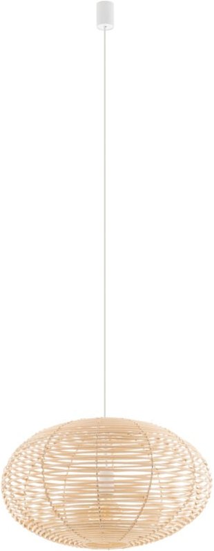 Hängelampe aus Rattan, 1 E27, Naturholz, Nowodvorski 11154