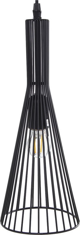 Black Metal Decke 1x27 max 60W nicht enthalten 14x16x37cm, schwarzes Kabel 70 cmpour alle Stile, um dem Haus eine Note z...