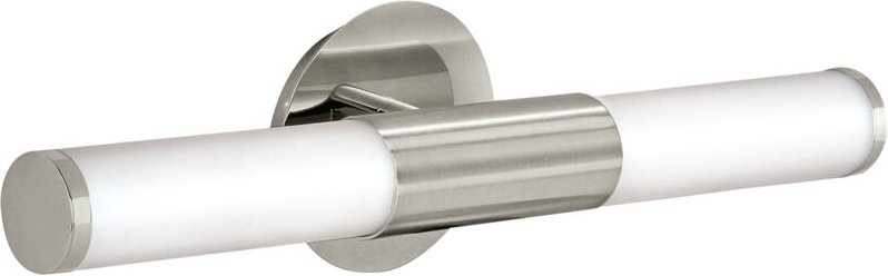Eglo - Bad-Wandleuchte Palmera nickel matt weiß opal Deckenlampen & Kronleuchter