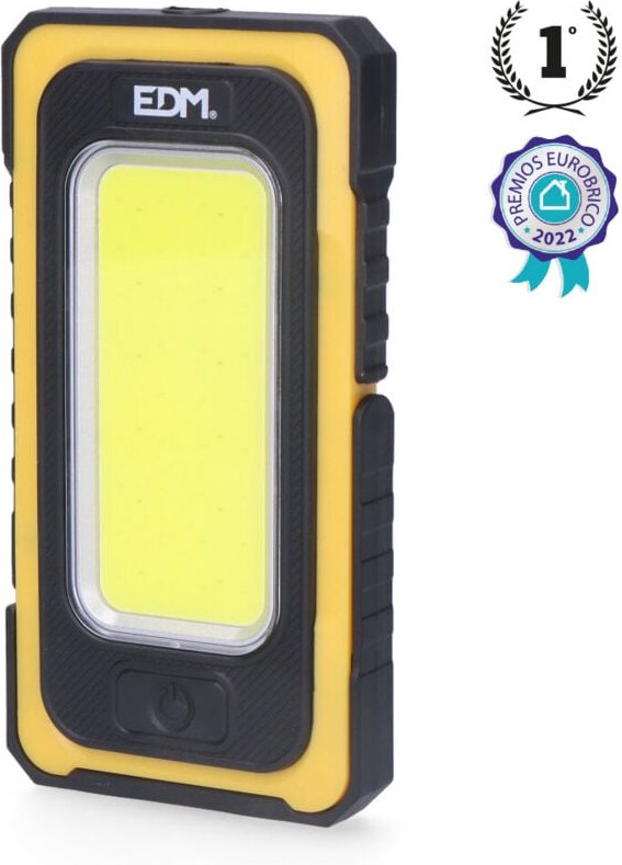 EDM - LED-Taschenlampe - USB/Solar - 750 lm - 4.0 Ah - PowerBank-Funktion - 36126