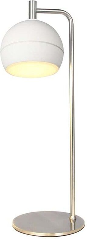 V-TAC Stehleuchte – IP20 – Weiß + gebürstetes Nickel – 10 W – 1200 Lumen – 3000 K