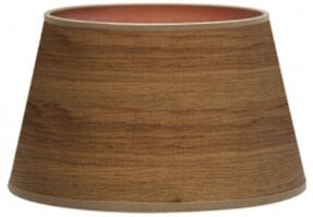 Lampenschirm salma e27 dunkel holz 25dx20dx15h