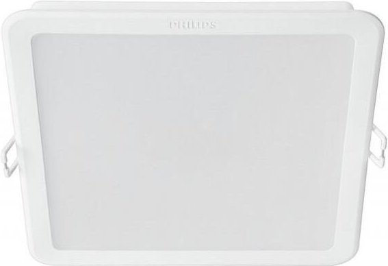 Philips - led Downlight Einbaustrahler 17W Slim Eckig Meson Schnitt 150x150 mm 3000K Warmweiß