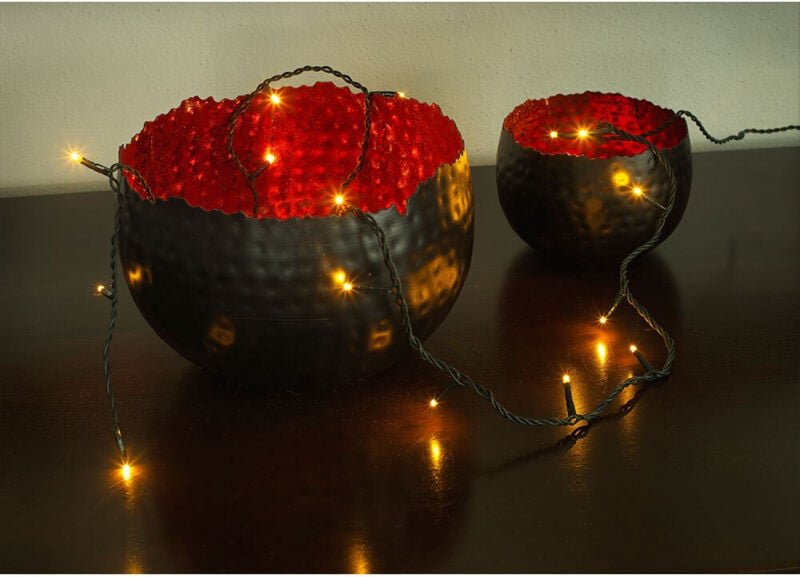 Konstsmide - Micro led Lichterkette, verschweißt, 35 Dioden bernstein