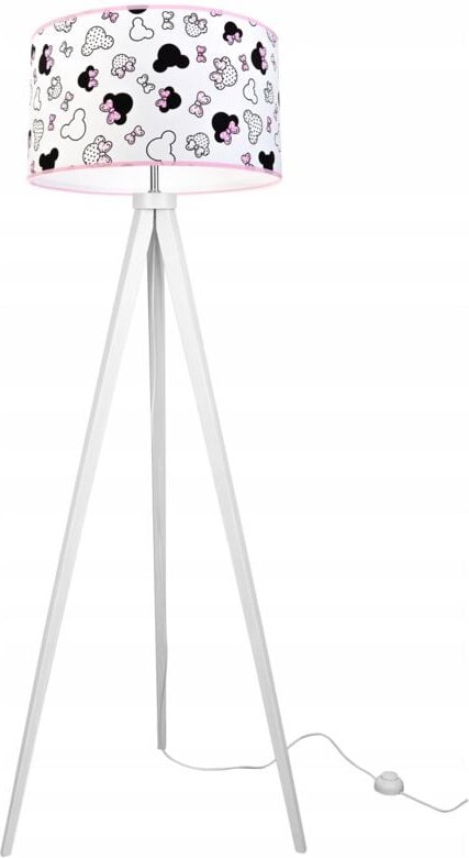 Loft Kinder-Dreifusslampe, Lampenschirm, Muster, Led