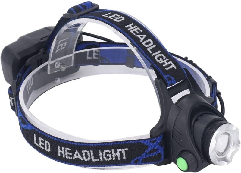 LED-Stirnlampe mit Zoom, Teleskop-Angel-/Bergungsleuchte, wiederaufladbare Arbeitsleuchte, Schmuckleuchte, spezielle Lan...