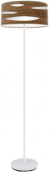 Fabrilamp - Odra 1xe27 Weiß/Dunkelholz 165x40x40 Cm mark Boden