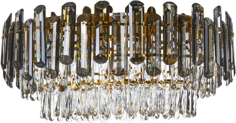 Kronleuchter NERI Kristall Silber