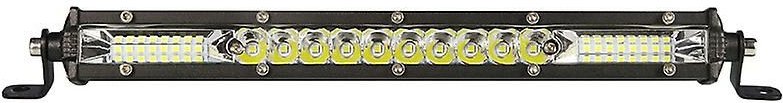Woosien - 12-Zoll-LED-Lichtleiste, LED-Arbeitsdachleiste, 12 v, 24 v, Punktstrahl, Fahren, Offroad, Suv