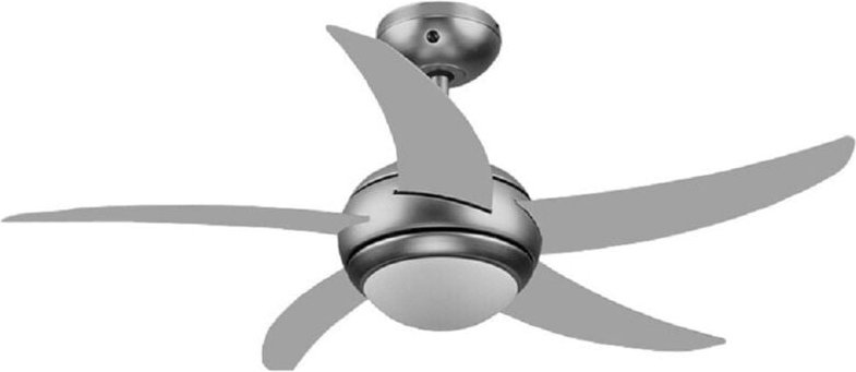 Deckenventilator Silver C / Fernbedienung + Licht