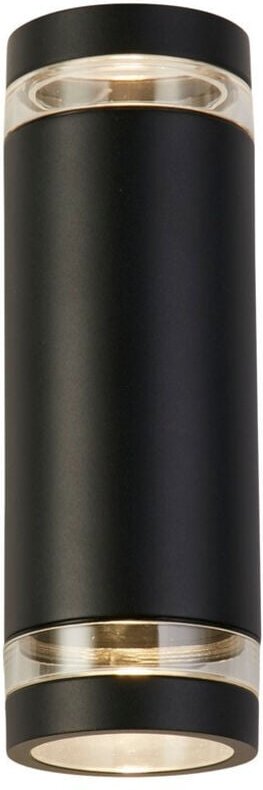 Searchlight Austin Outdoor Up Down Wandleuchte Schwarz