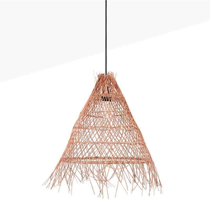Barcelona Led - Pendelleuchte "Willow" aus Korbgeflecht