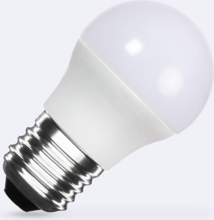 Efectoled - LED-Glühbirne 12/24V E27 5W 400 lm G45 No Flicker 3000K Warmweiß