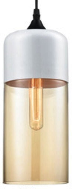 Orebro 1 White – eine moderne weiße Hängelampe