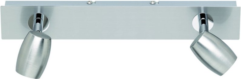 Deckenstrahler michael Silber 2-flammig, Breite 32cm