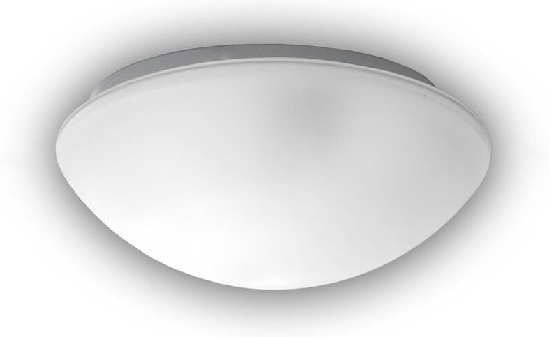 Niermann - Deckenleuchte / Deckenschale rund, Glas satiniert mit Klarrand, ø 25cm