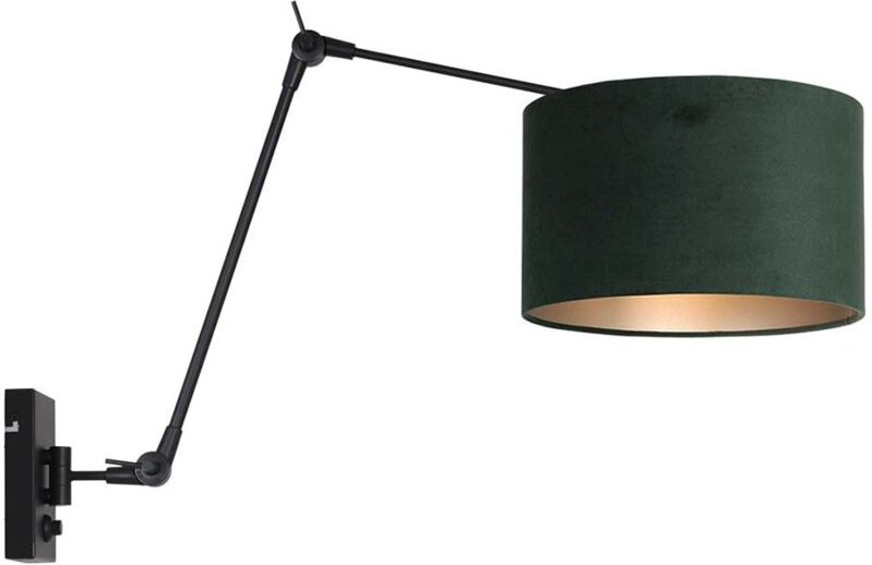 Wandleuchte - Prestige Chic - schwarz - metall - Steinhauer