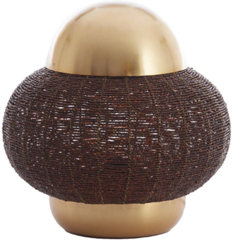 Thumbnail - Light & Living - tischlampe - Cetara - braun - metall -
