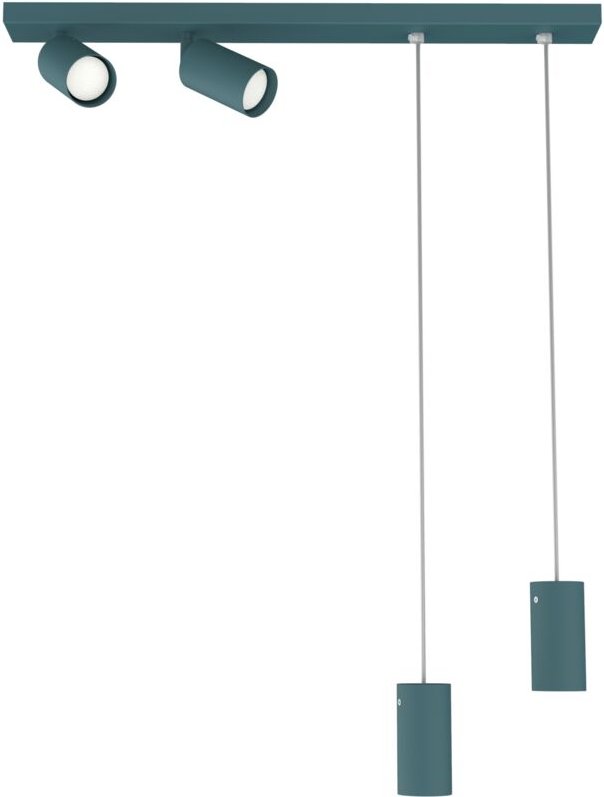 Hybrid 4XGU10 monocolore opaco