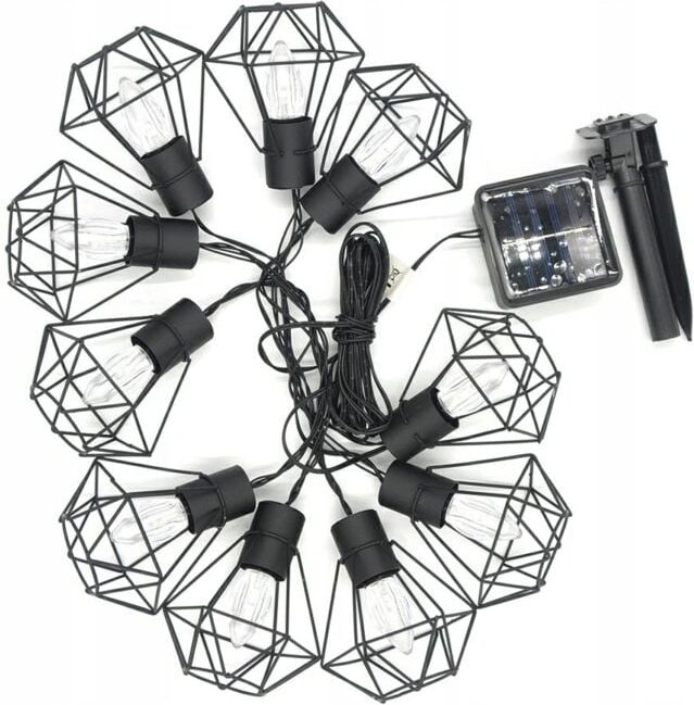 Lampka solarowa wisząca hang /girlanda - Volteno