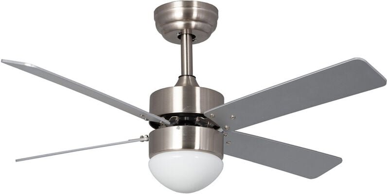 Deckenventilator Lautlos Cygnus Nickel 107cm DC-Motor WiFi Silber CCT , , Wifi: True