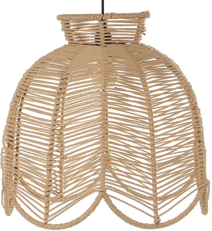 Natürliche Bambusdecke, 1x27, max.60w nicht enthalten 50x50x45 cm, schwarzes Kabel: 165 cmpour alle Stile, um dem Haus e...