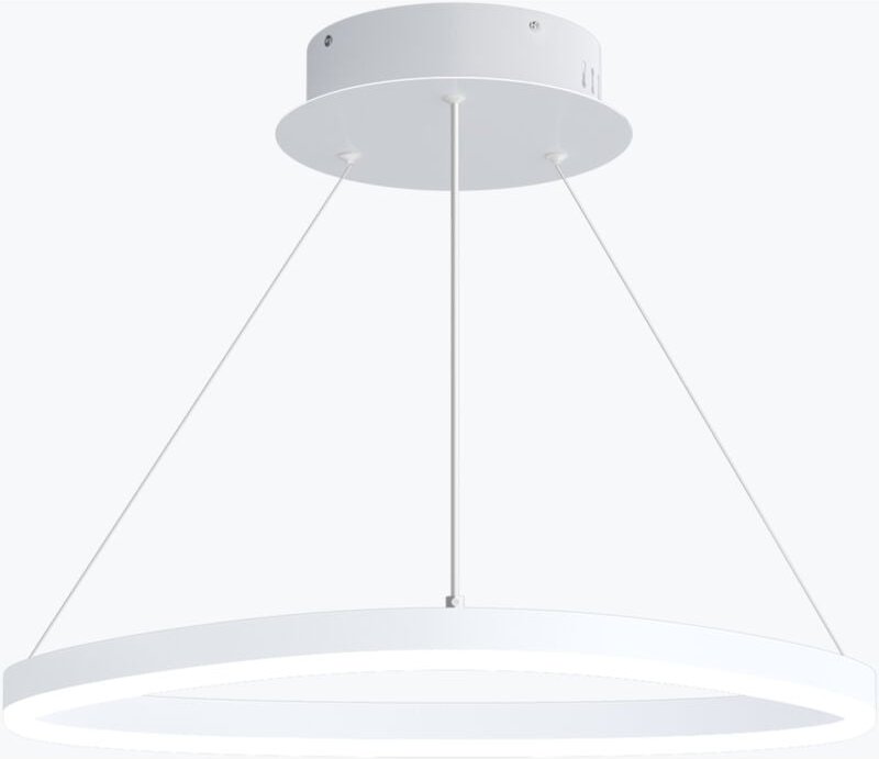 Mai&mai - Pendelleuchte 50cm led Hängelampe Dynamisches Wellendesign 3000K/4000K/6000K Verstellbares Kabel 16W Weiß Häng...