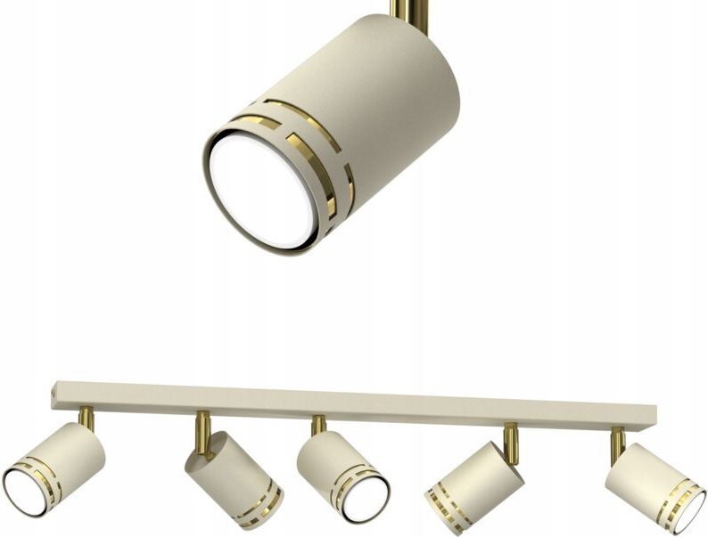 Cashmere Deckenleuchte, verstellbar, LED, GU10, Polish, Spotlampe, Reflektor
