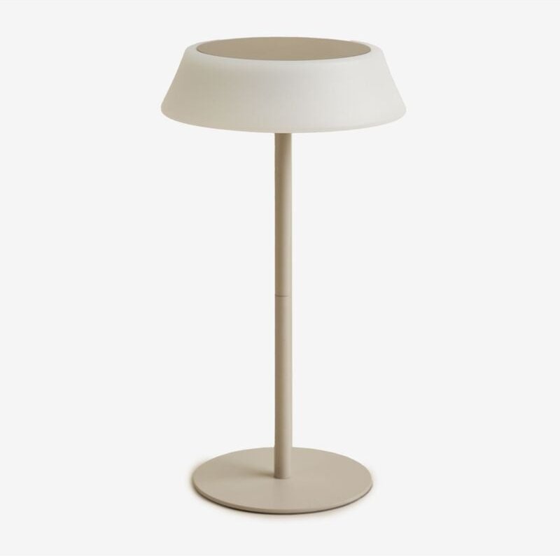 Thumbnail - SKLUM Kabellose LED-Solar-Tischlampe Ulenia Beige Tapioca