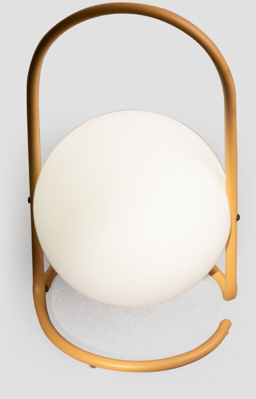 Sklum - Kabellose LED-Tischlampe für den Außenbereich Balum Vanillegelb