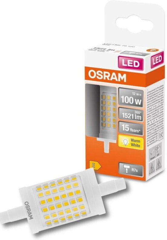 Thumbnail - Osram - homelighting 4058075432635 led eek e (a - g) R7s Kolbenform 11.5 w = 100 w Warmweiß (ø x l) 28