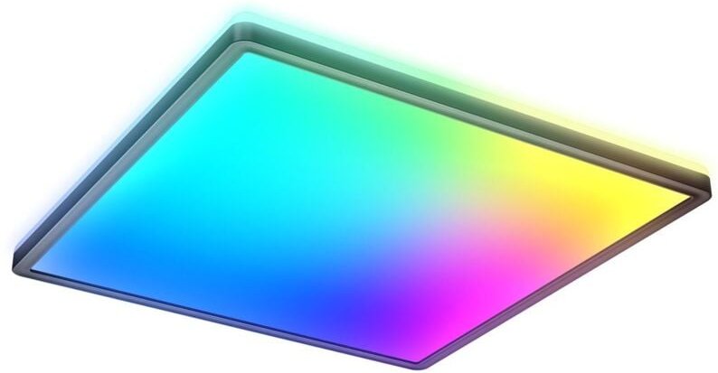 Ultraflaches rgb/w-led Panel,schwarz, 1xLED/22W