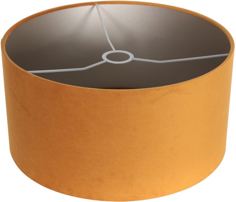 Steinhauer - lampenschirm - Shade - gold - veloursstoff - ø 40cm
