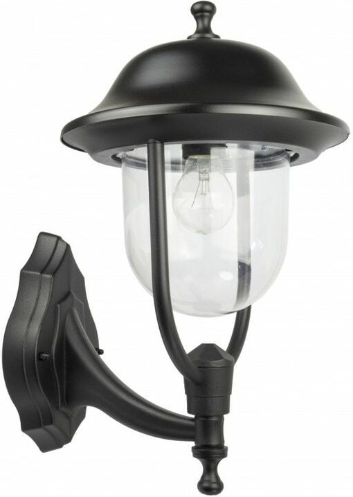 Licht-erlebnisse - Wandleuchte außen IP43 Schwarz E27 Rustikal Außenlampe Wand Garten