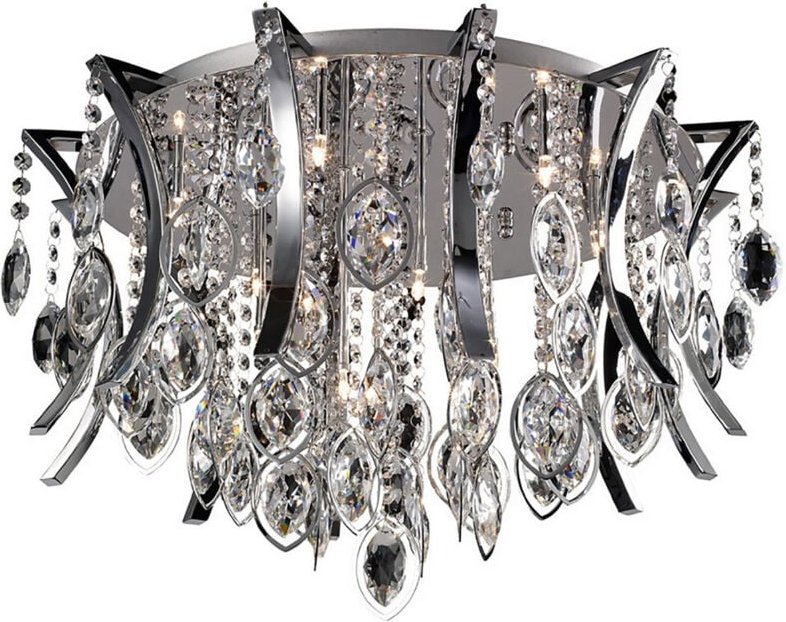 Inspired Mios Decke 12-flammig G4, poliertes Chrom/Kristall, NICHT LED/CFL-kompatibel