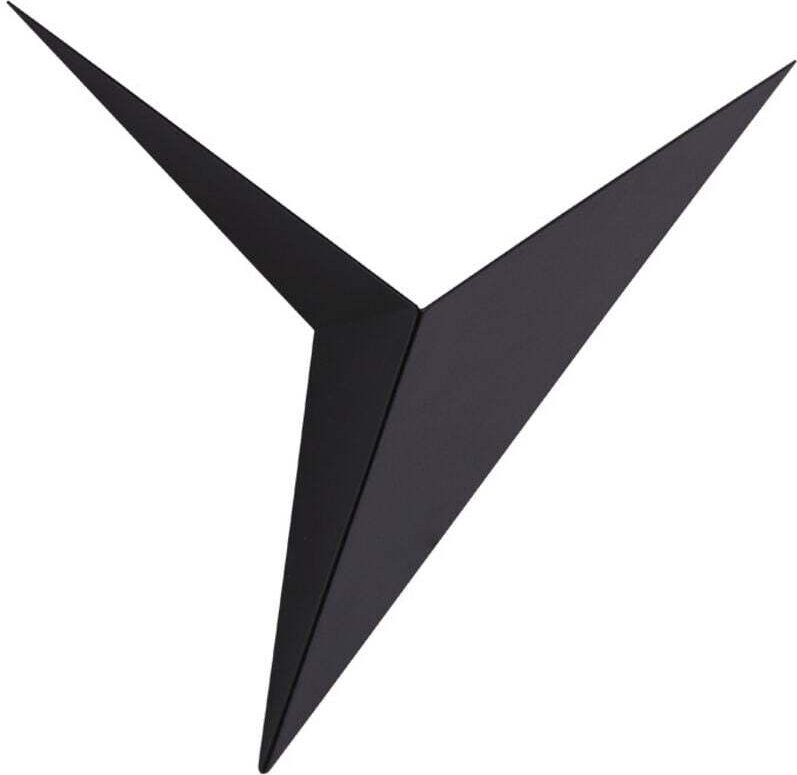 Dreieckige LED-Wandleuchte aus Eisen, schwarze Wandleuchte, industrielle Wandleuchte, Innenwandbeleuchtung, Art-déco-Wan...