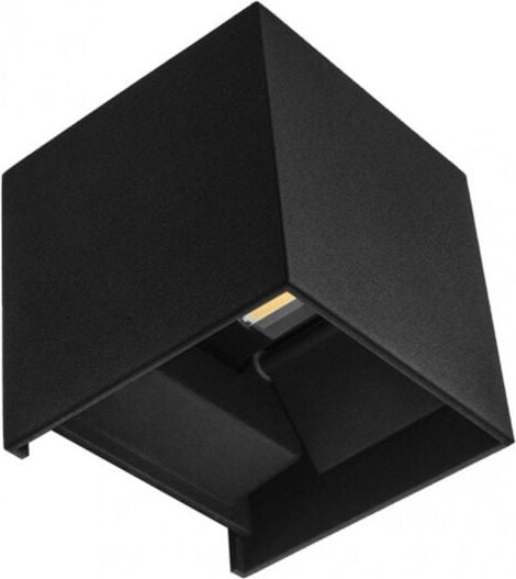 170362209 Wandmontage Schwenken De Wand 10w 6000k Segment Schwarz Ip65 10x10x10cm Aluminium 800lm Orientierbar - Fabrila...