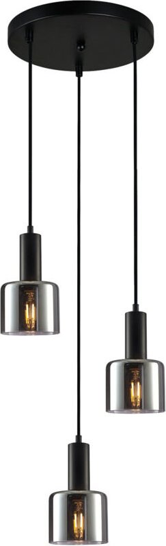 Santia Moderne 3-flammige Cluster-Pendel-Deckenleuchte, E27 - Italux