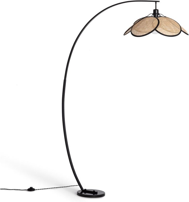 Stehlampe Rattan Bogen Nirvana Natürlich