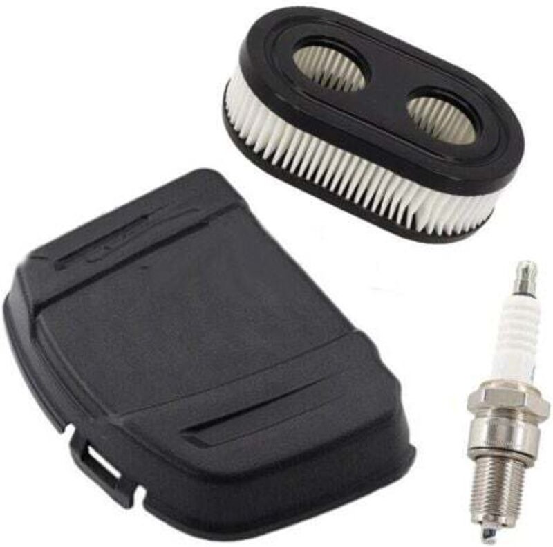 Luftfilterabdeckung mit Luftfilter für Briggs & Stratton 650EXI 675EXI 675IS Rasenmäher, ersetzt 594575, 798452 (2 Arten...