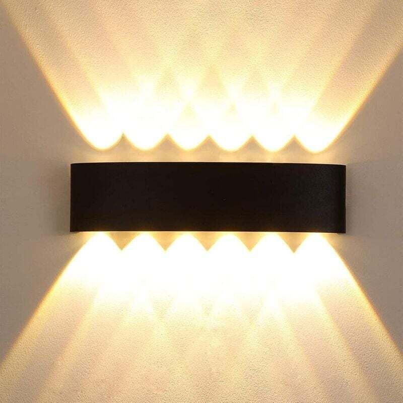 Moderne LED-Wandleuchte für den Innen- und Außenbereich, Verandabeleuchtung, nach oben und unten gerichtete Beleuchtung,...