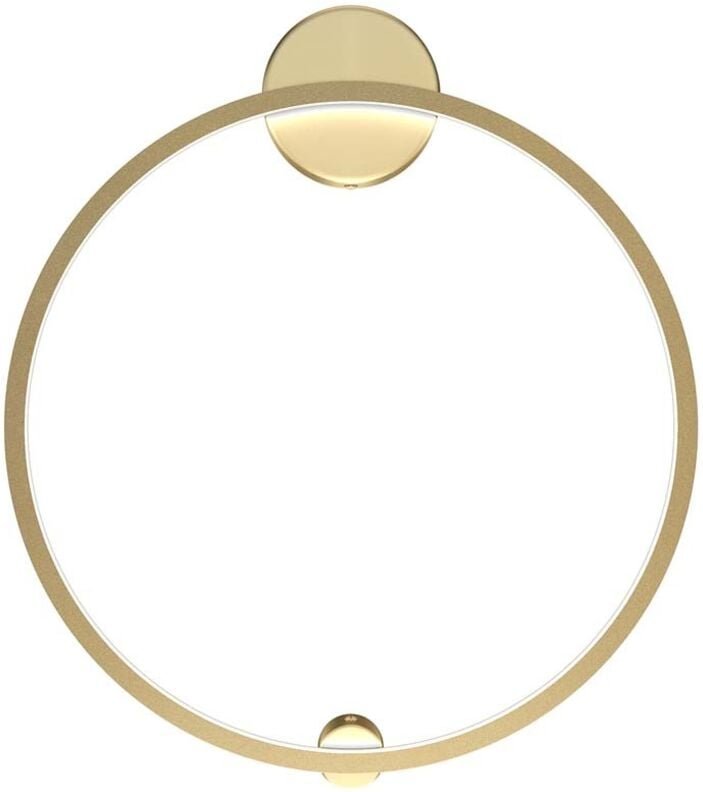 Wandleuchte Designlampe Flurleuchte led Alu messing Ring Wohnzimmerleuchte