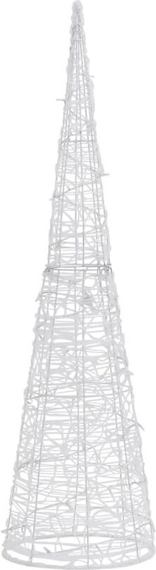 Vidaxl - LED-Kegel Acryl Weihnachtsdeko Pyramide Bunt 120 cm