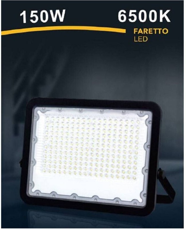 Trade Shop - LED-Strahler 150 Watt Außenstrahler IP65 Schwarzlicht 3000K 6500K 4000K FS150W-N -