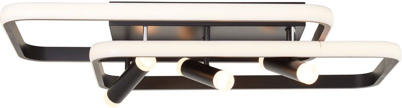 Thumbnail - Brilliant Dalida LED Deckenleuchte 66x45cm schwarz, Metall/Kunststoff, 1x 54 W LED integriert, (Lichtstrom: 7600lm, Lich...