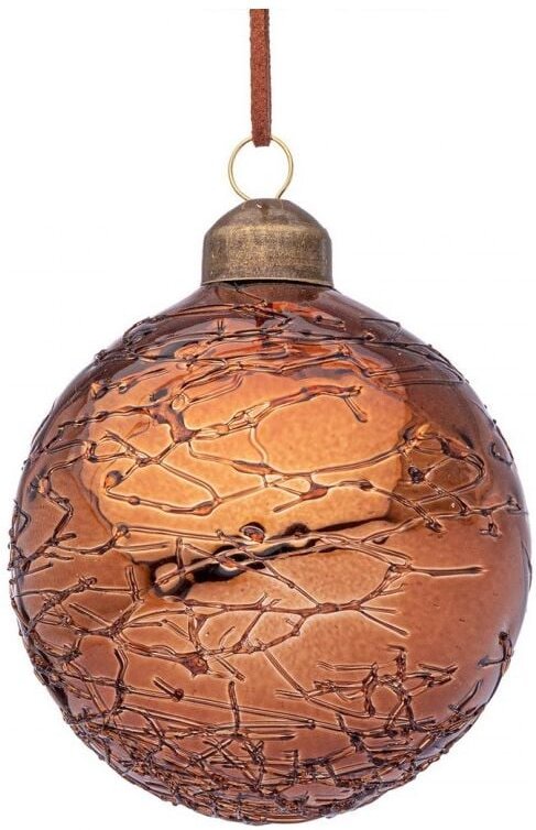 Bizzotto - 12x Kupferverglaste Vt-Kugel D80